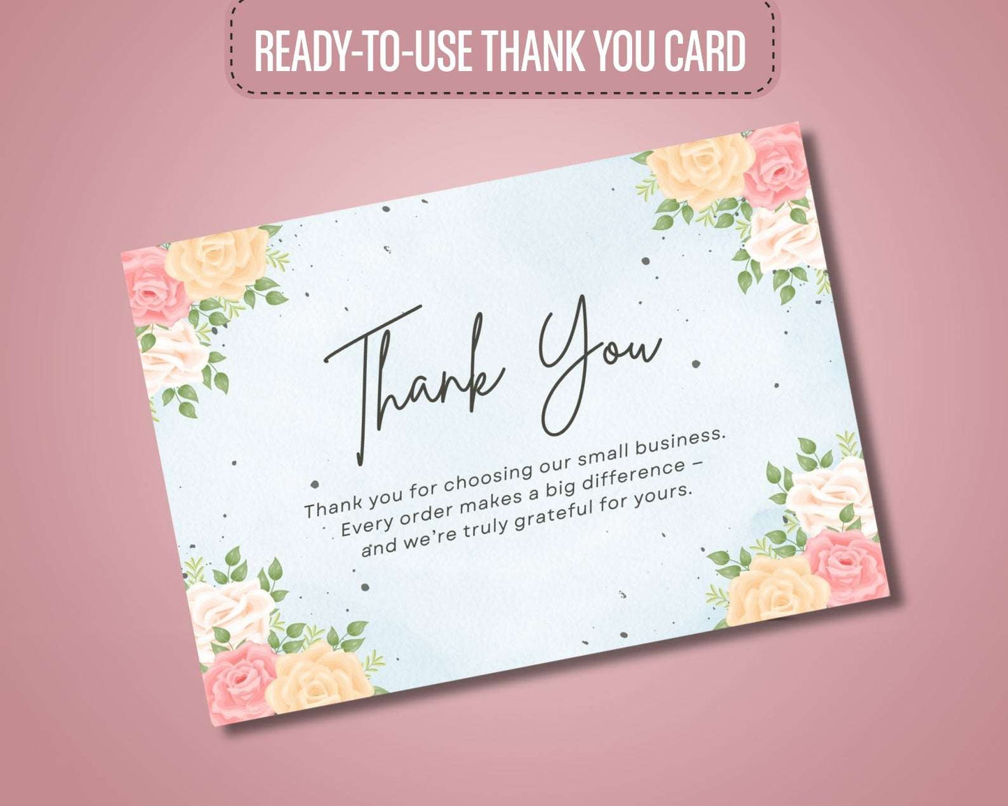 Thank you card