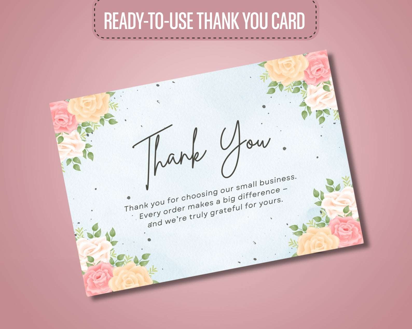 Thank you card