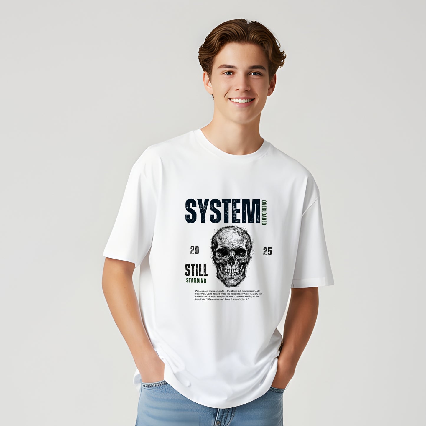 System Overloaded Tee - Artisianaura
