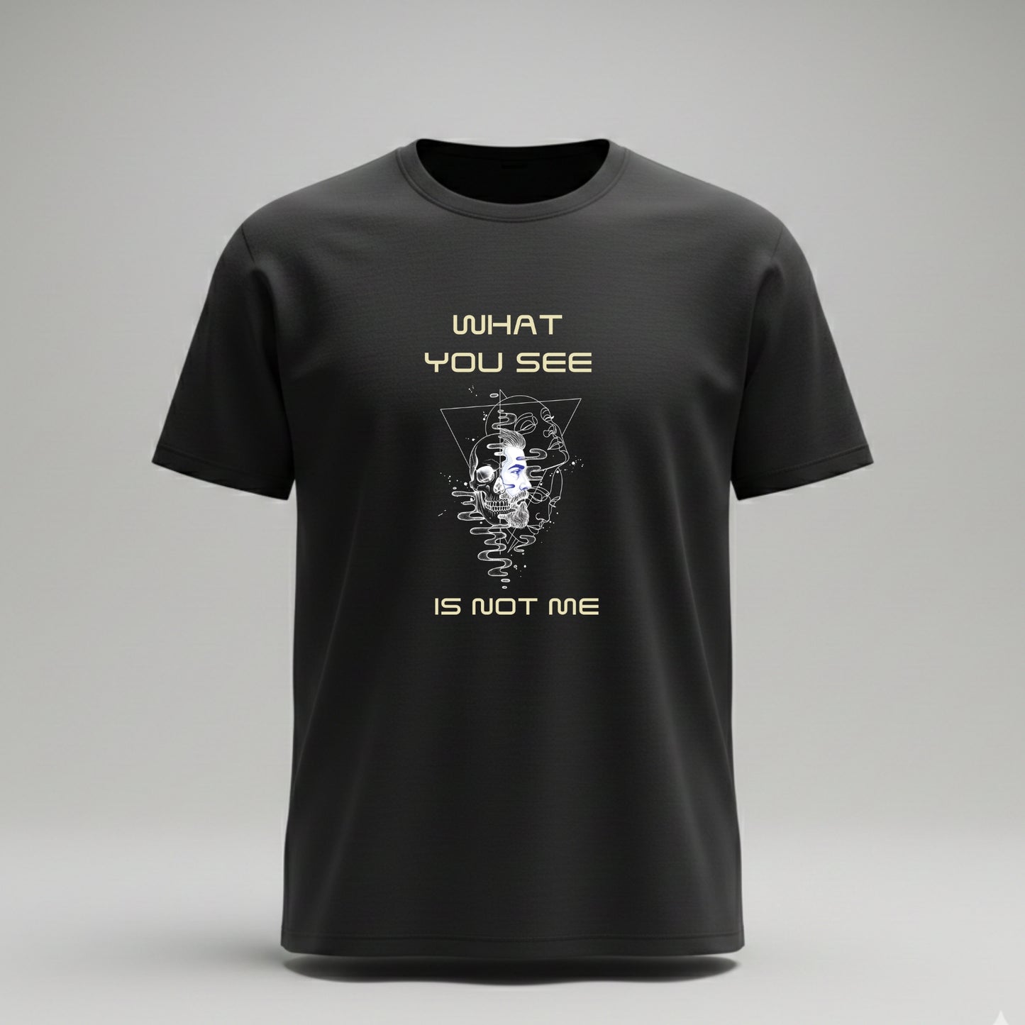 What You See Is Not Me Men’s Statement T-Shirt | Artisianaura