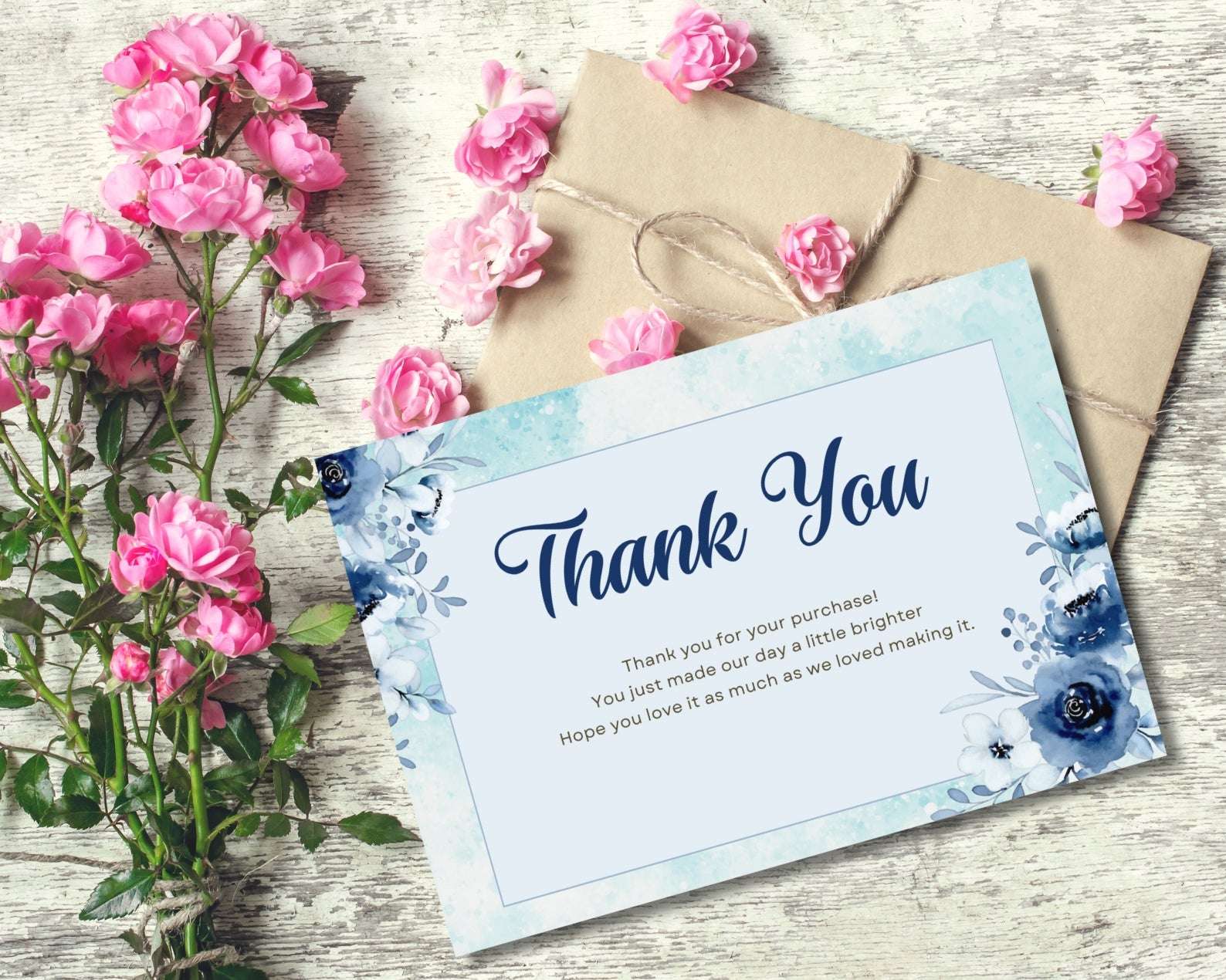 Thank you card