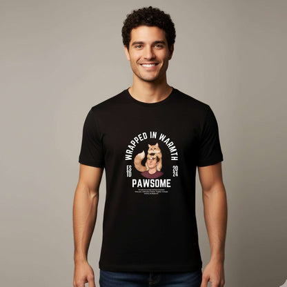 Wrapped in Warmth Cat Lover T-Shirt