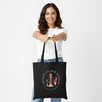 Boho Gypsy Girl Tote Bag - Artisianaura
