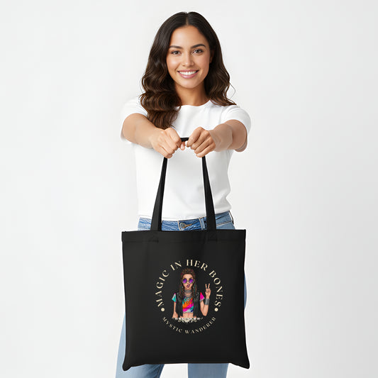 Boho Gypsy Girl Tote Bag - Artisianaura
