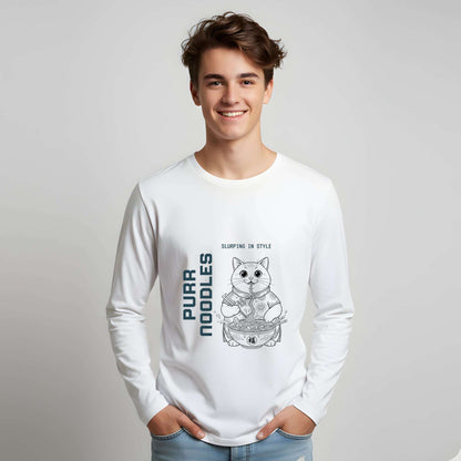 Purr Noodles Cat T-Shirt