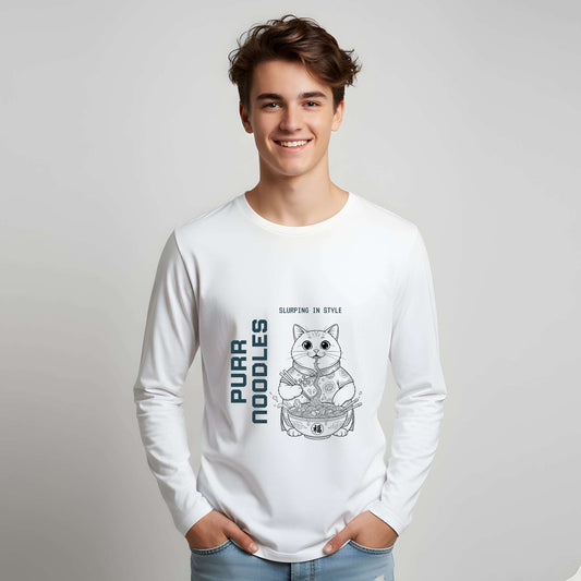 Purr Noodles Cat T-Shirt
