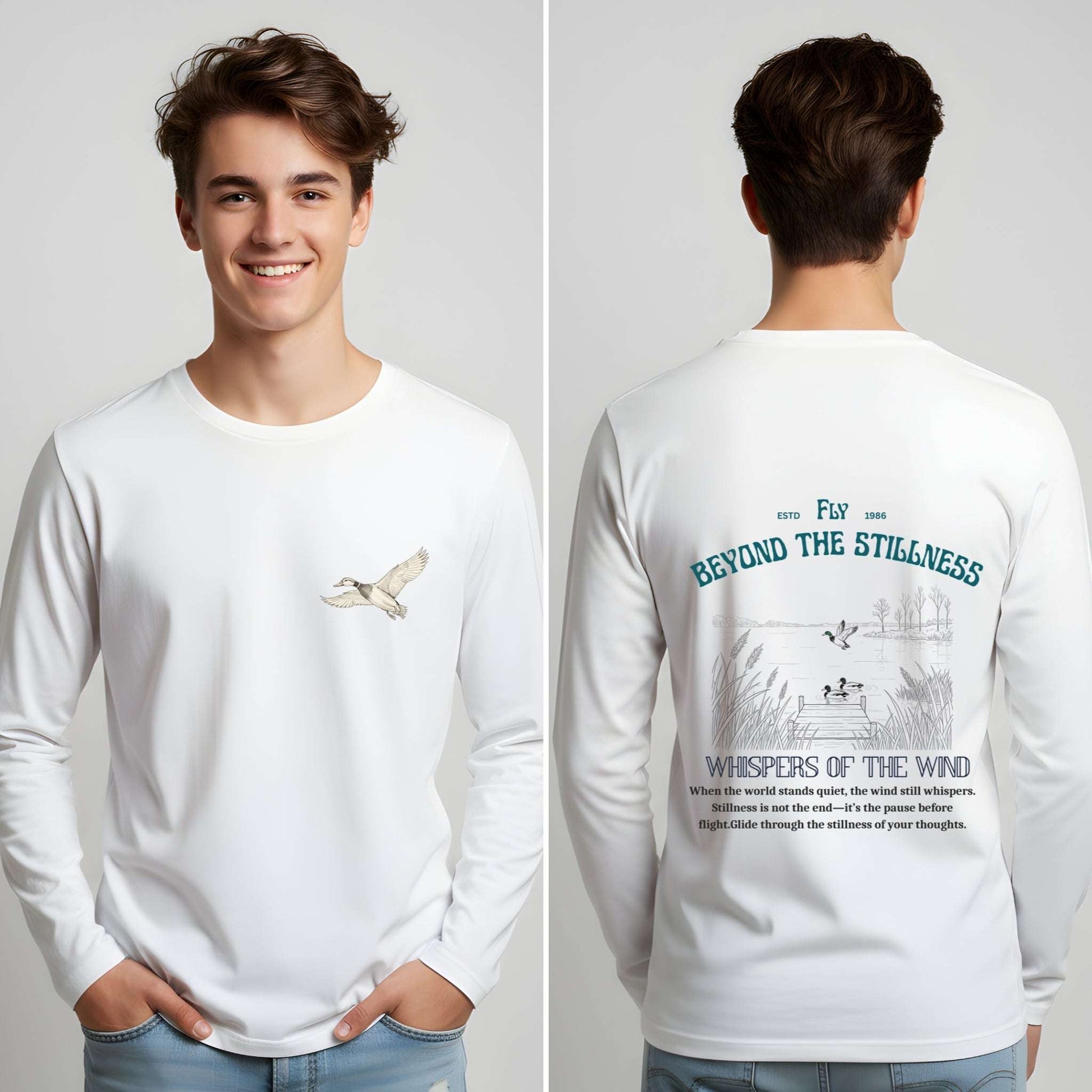 Fly Beyond the Stillness Graphic Tee