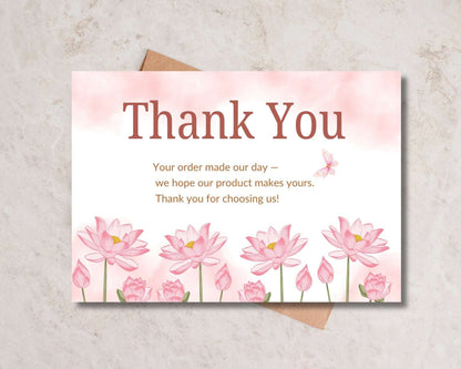 Thank you card