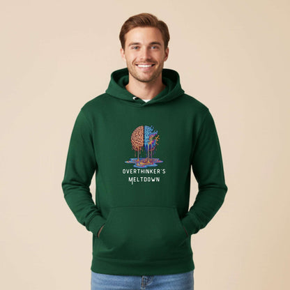 Overthinkers Meltdown Hoodie For Men - Artisianaura