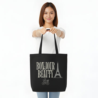 Trendy Bonjour Beauty Tote Bag - Artisianaura