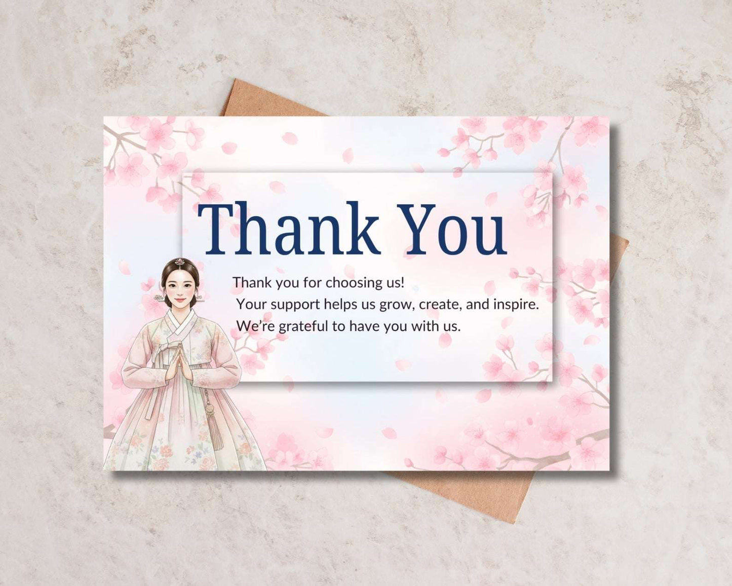 Thank you card