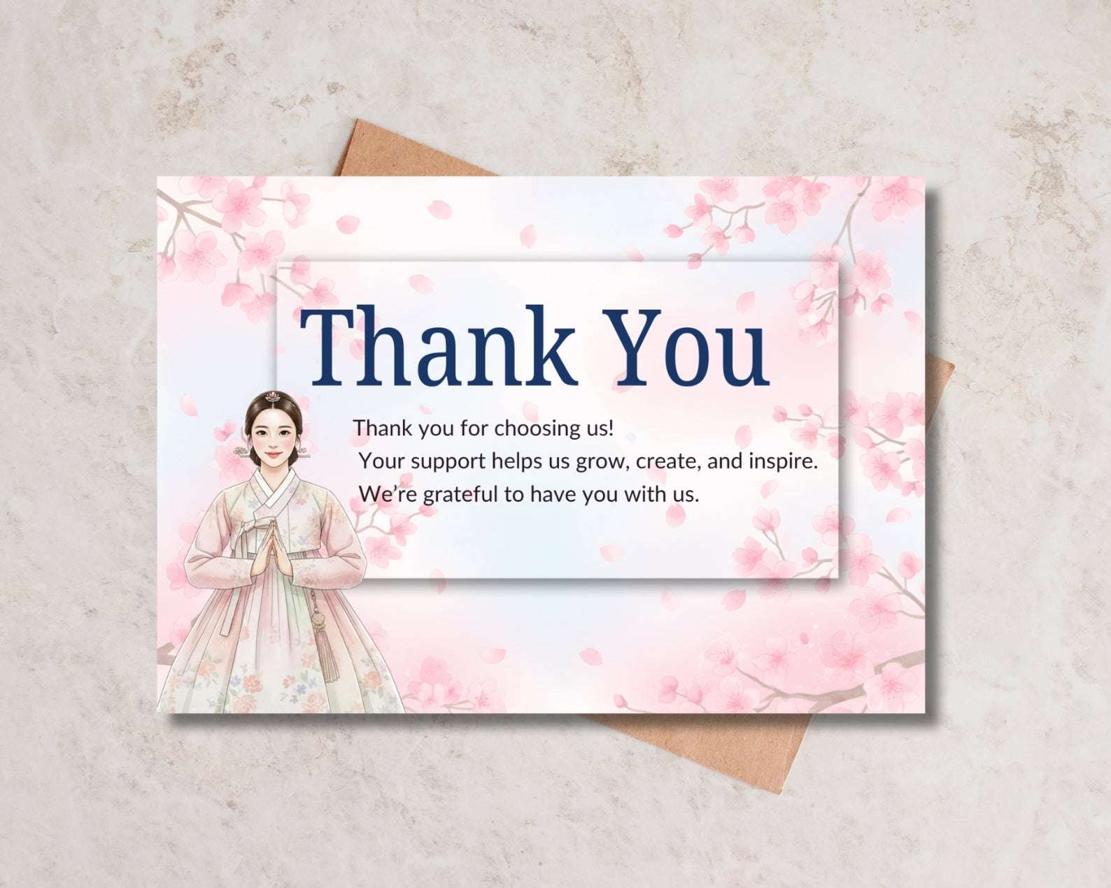 Thank you card