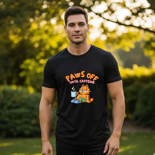 Paws Off Until Caffeine Men’s T-Shirt