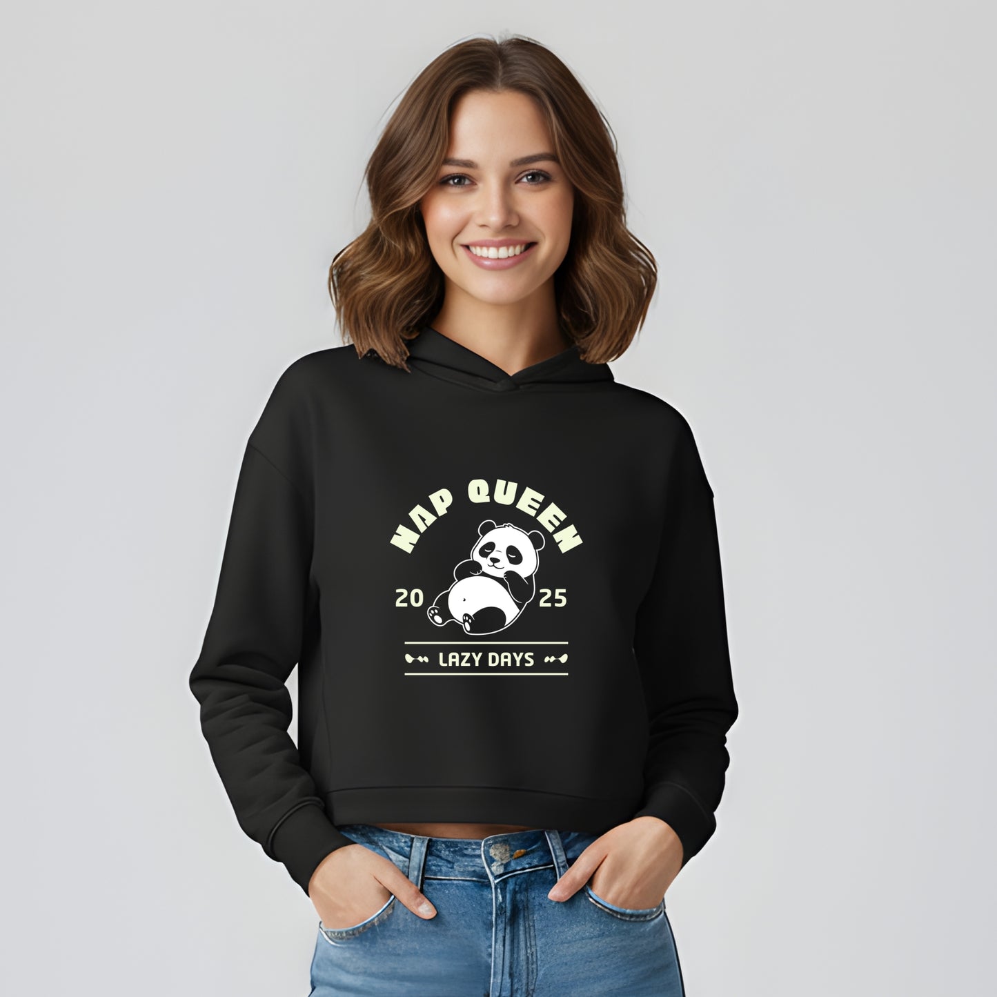 Nap Queen Women’s Crop Hoodie - Artisianaura