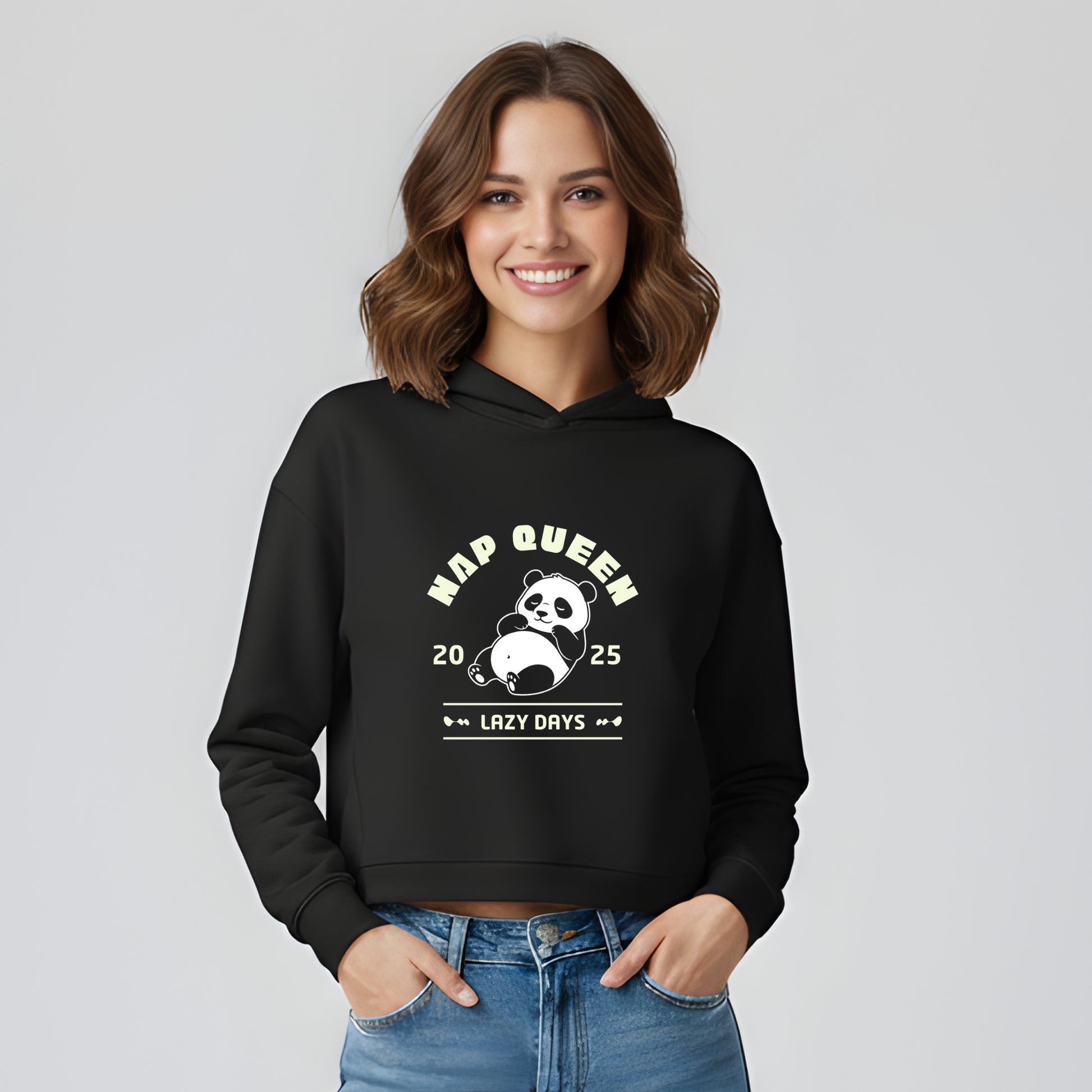 Nap Queen Women’s Crop Hoodie - Artisianaura