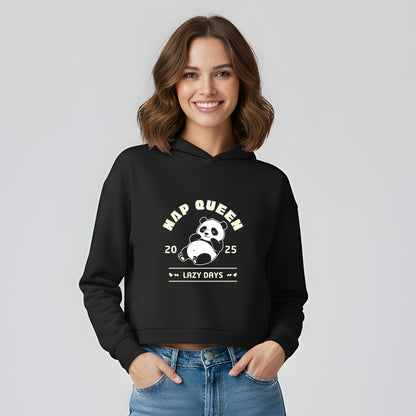 Nap Queen Women’s Crop Hoodie - Artisianaura
