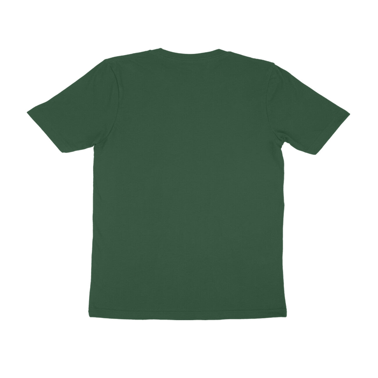 Back View Olive Green Ducktective T-Shirt – detective duck artwork on cotton tee