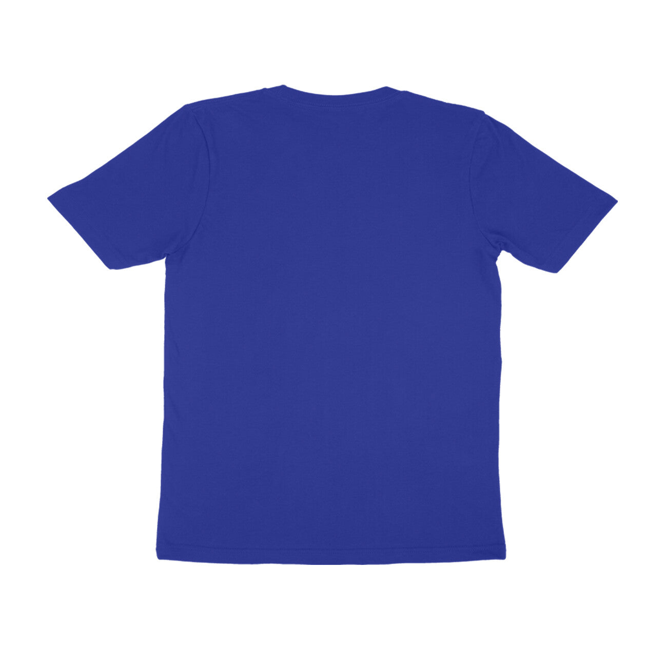 Back View Royal Blue Ducktective T-Shirt – detective duck artwork on cotton tee