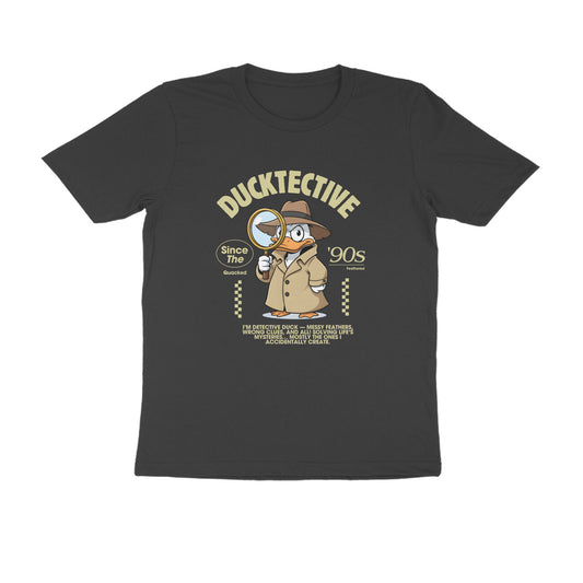 Black Ducktective T-Shirt – duck detective graphic tee
