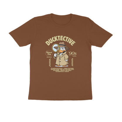 Coffe Brown Ducktective T-Shirt – duck detective graphic tee