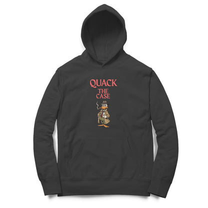 Artisianaura Quack The Case Men’s Hoodie Front View - Black