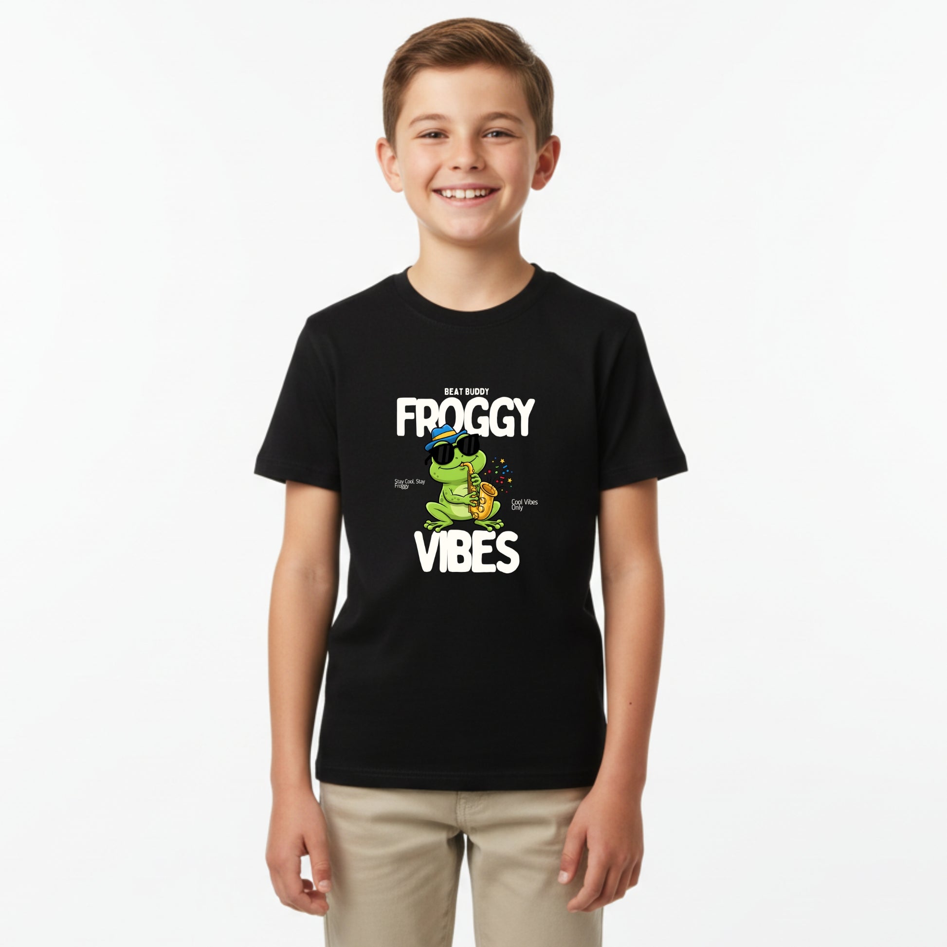 Froggy Vibes Kids T-Shirt - Artisianaura