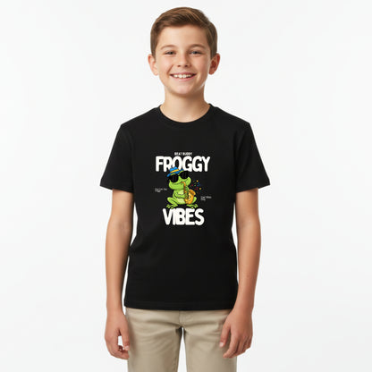 Froggy Vibes Kids T-Shirt - Artisianaura