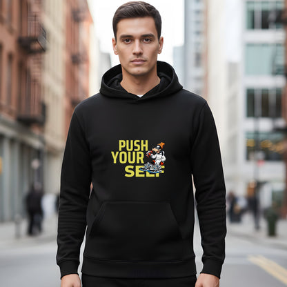 Push Yourself Men’s Hoodie