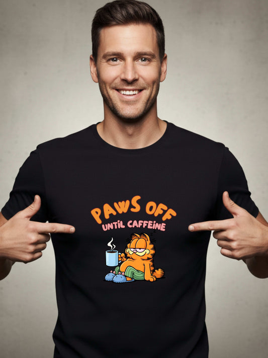 Paws Off Until Caffeine Men’s T-Shirt