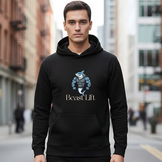 Beast Lift Shark Hoodie for Men