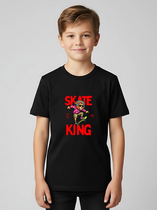 Skate King – Cool Lion Kids T-Shirt