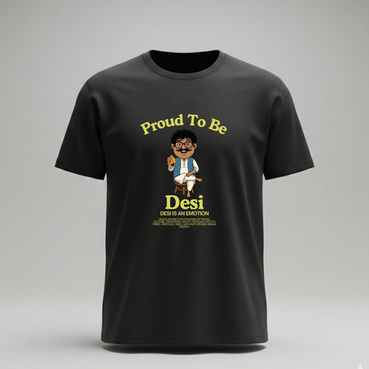 Proud to Be Desi – Classic Statement Men’s T-Shirt