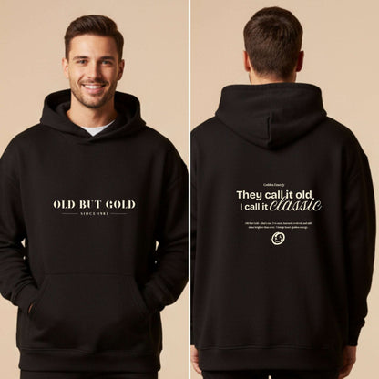 Old But Gold Oversized Hoodie for Men - Artisianaura